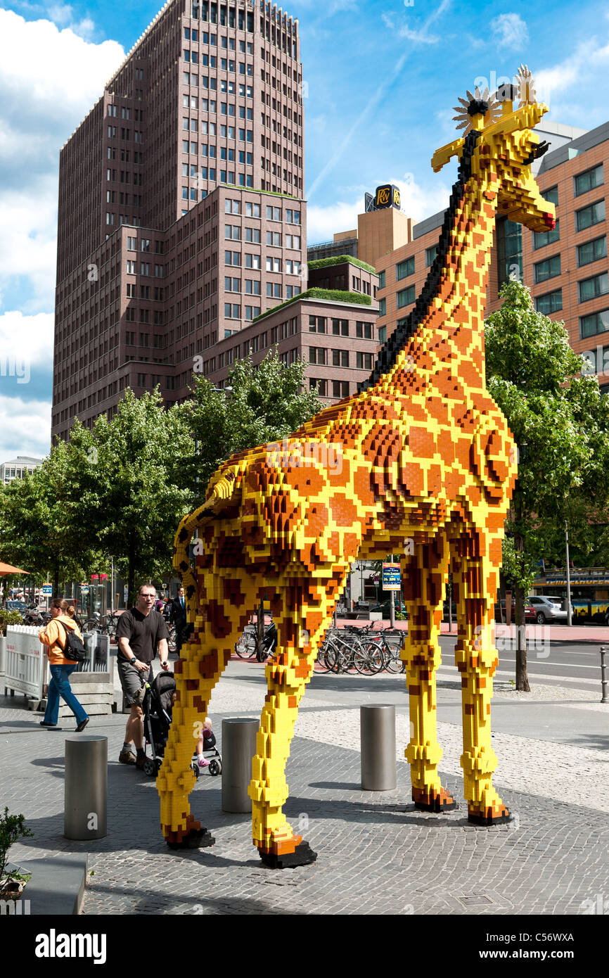 Legoland Lego Giraffe aus 2003 Stofftier Kuscheltier Schmusetier 35cm RAR TOP 
