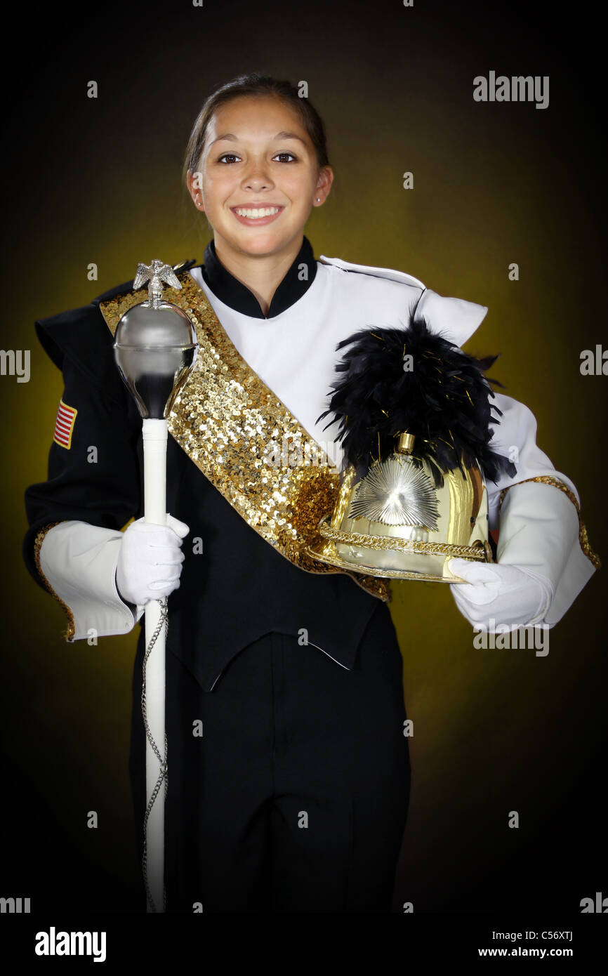 High school marching band uniform hires stock photography and images