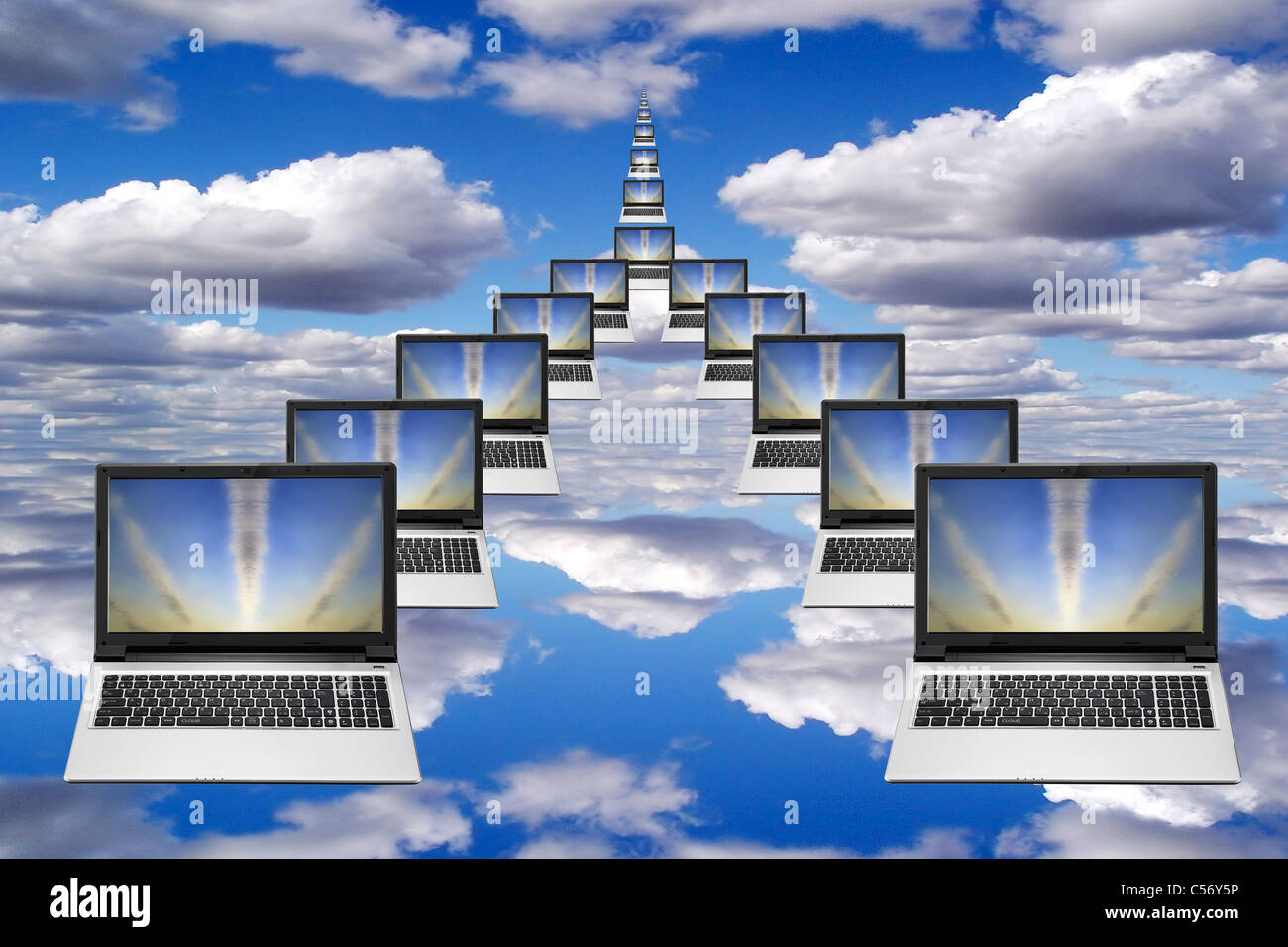 Abstract cloud computing hi-res stock photography and images - Alamy