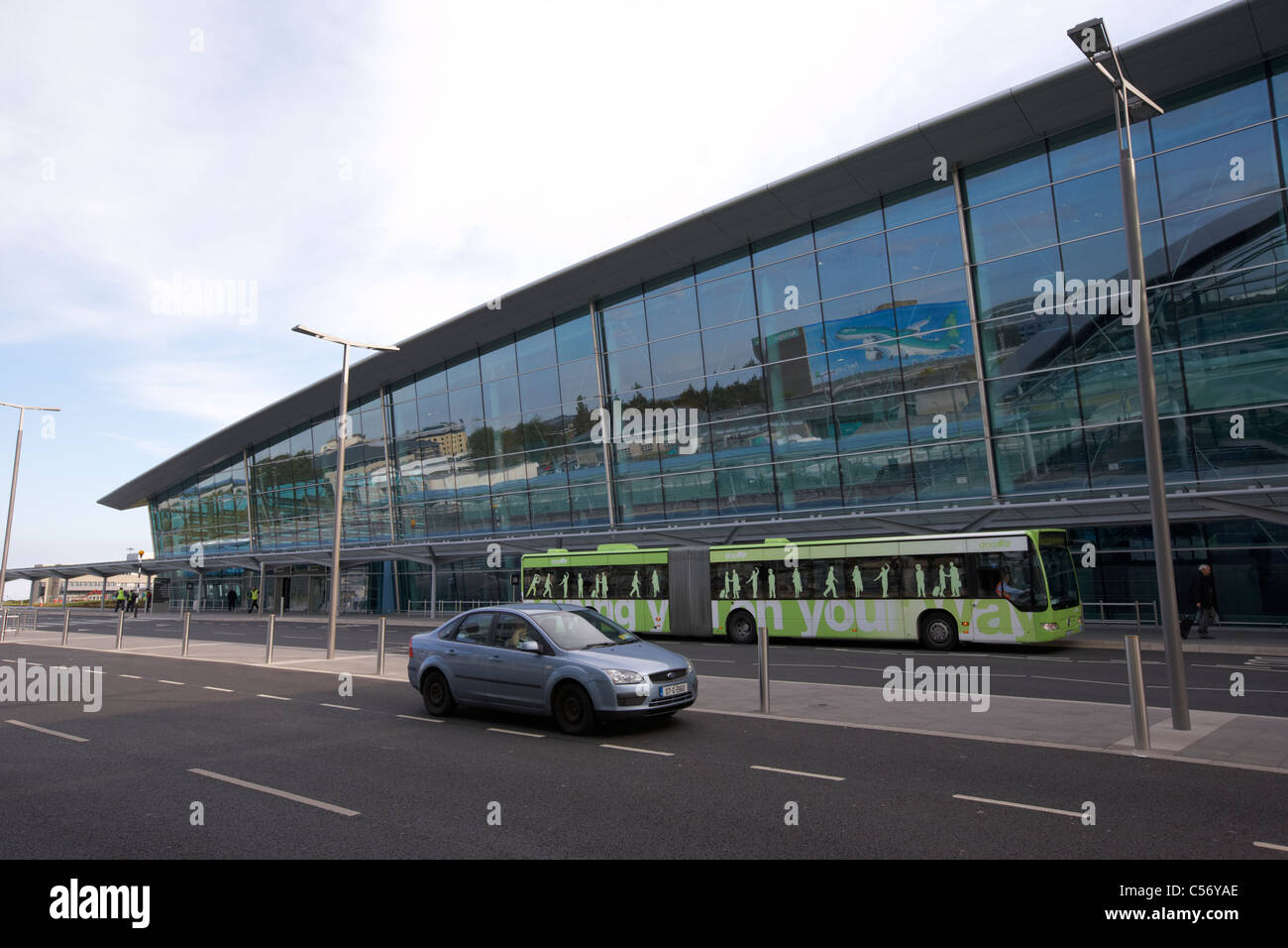 new terminal 2 building at dublin airport republic of ireland europe Stock Photo