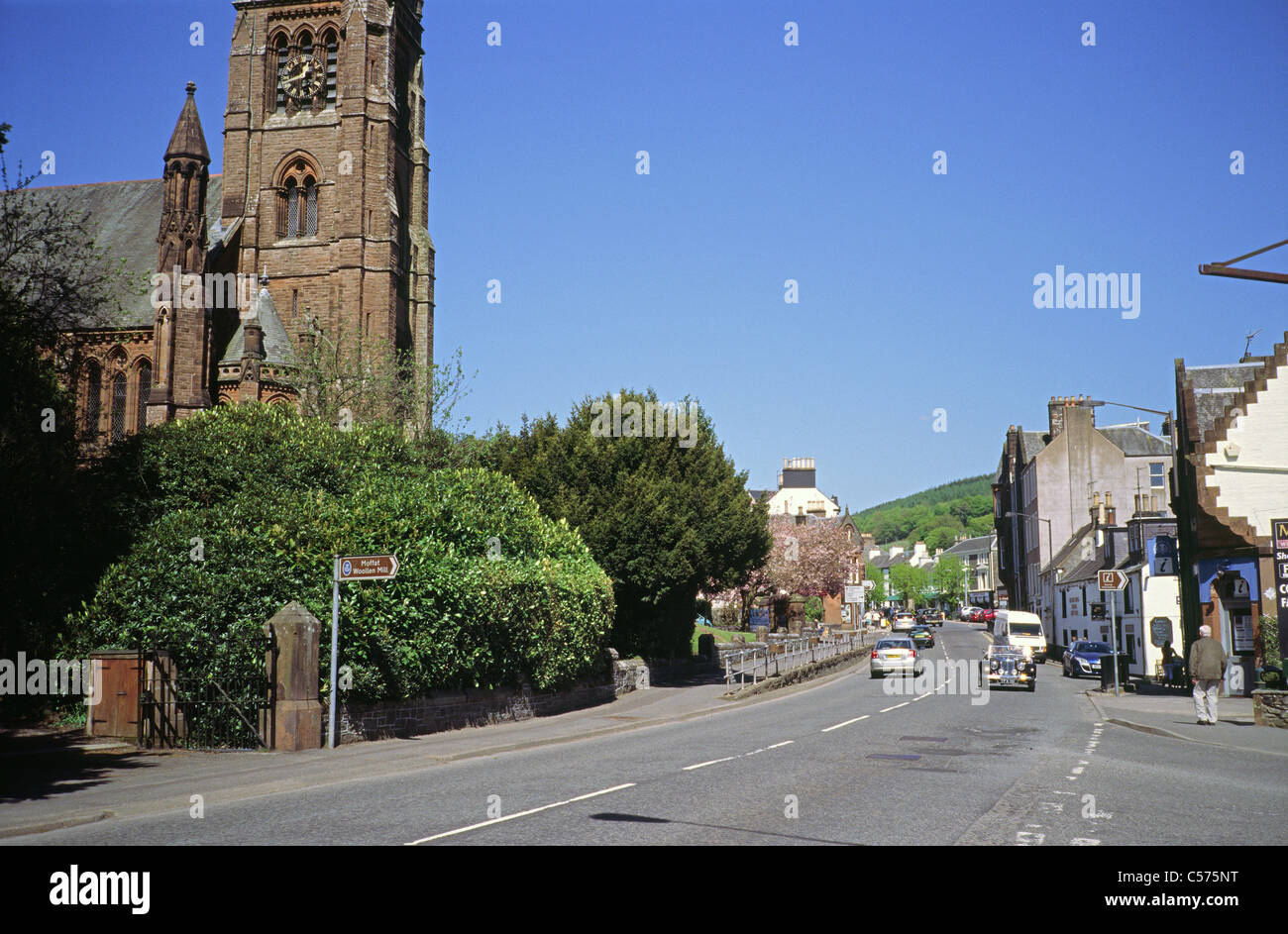 Moffat high street hires stock photography and images Alamy