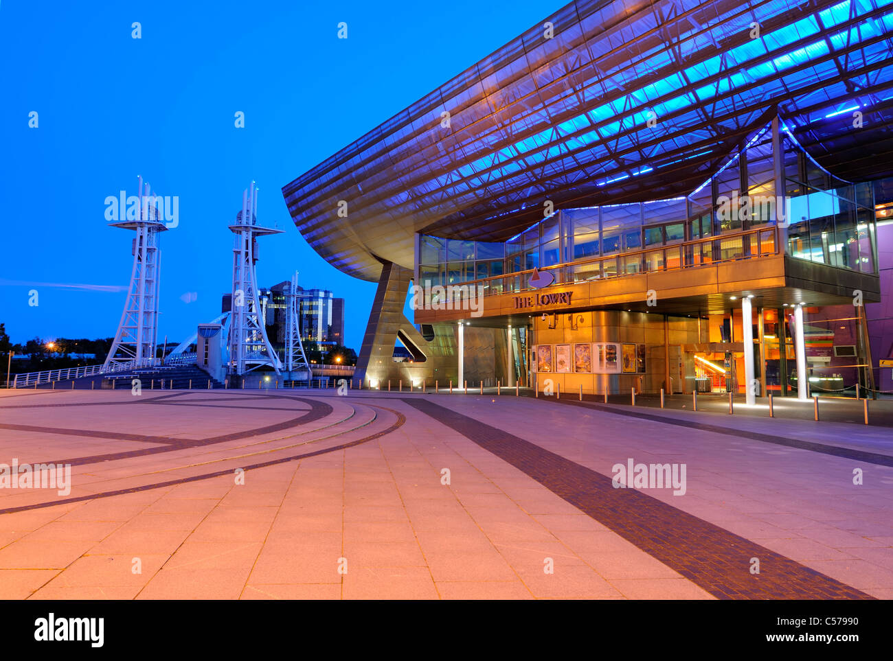 The Lowry Centre At Salford Quays Manchester United Kingdom During