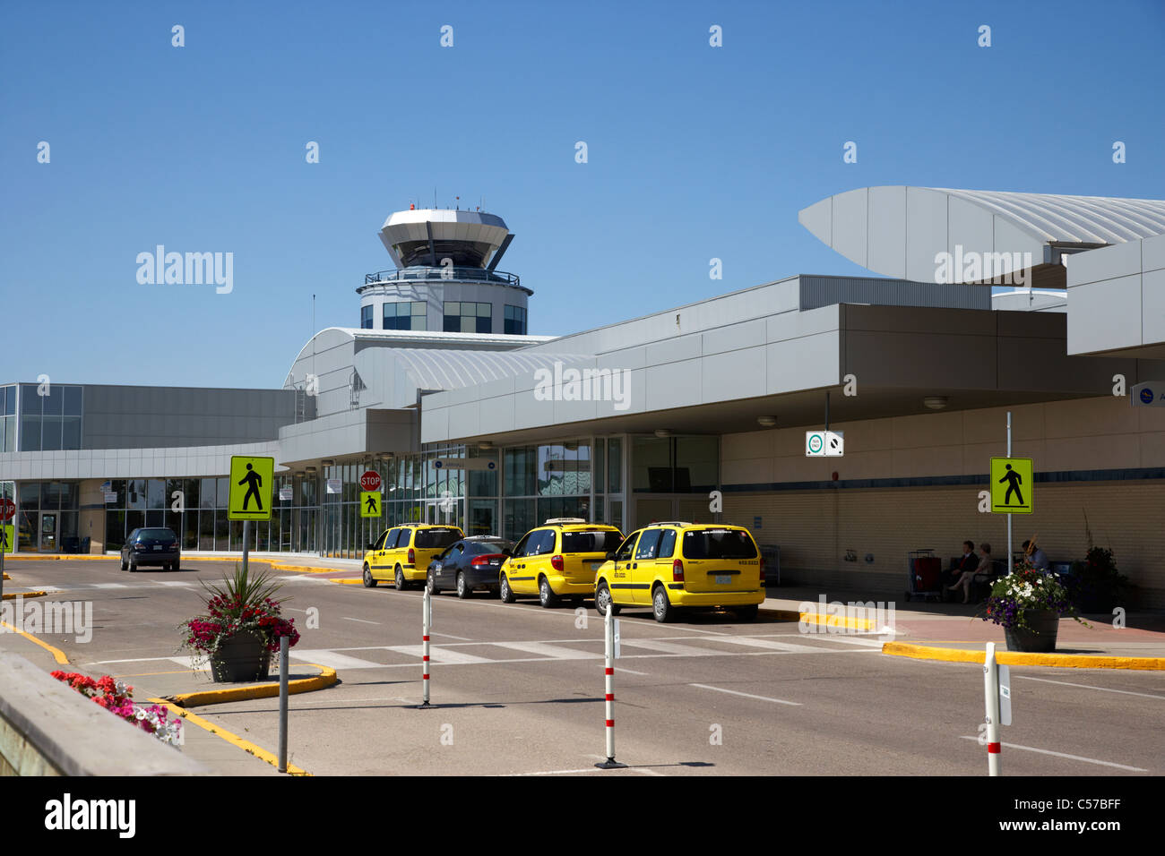 Saskatoon John G. Diefenbaker International Airport saskatchewan canada Stock Photo