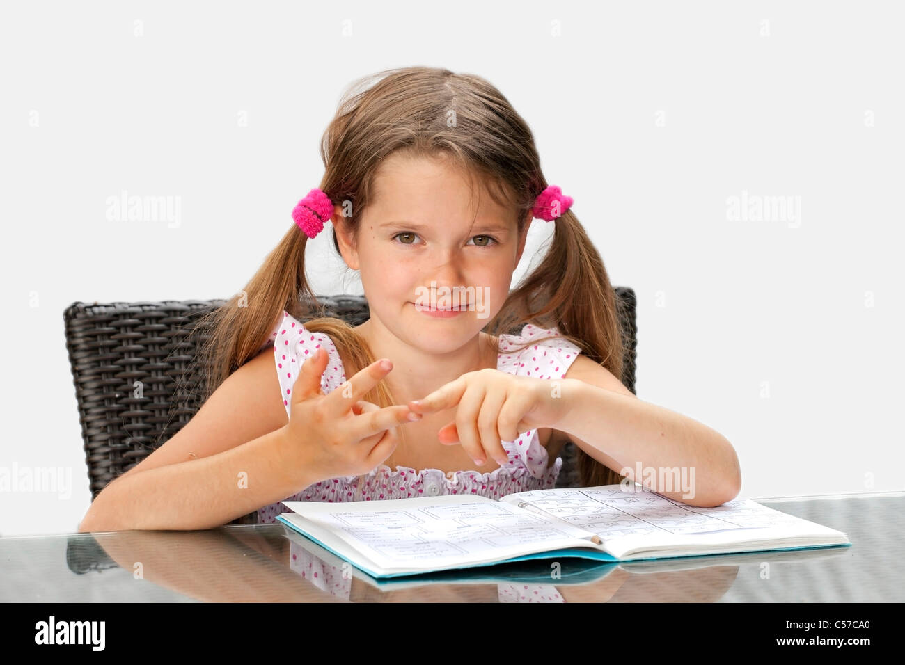 7 year old girl hi-res stock photography and images - Alamy