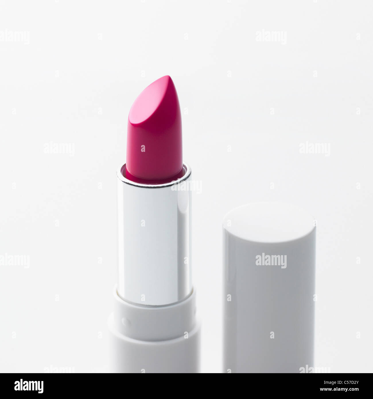 pink colored lipstick Stock Photo