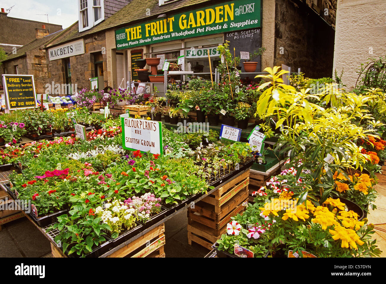 The Fruit garden, Davidson's Mains, Edinburgh Stock Photo