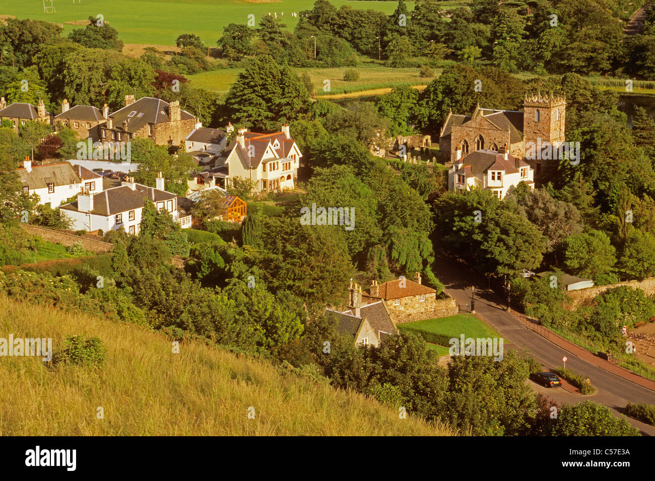 Duddingston village, Edinburgh Stock Photo
