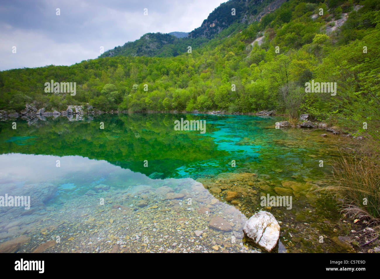 Azure lake europe hi-res stock photography and images - Alamy
