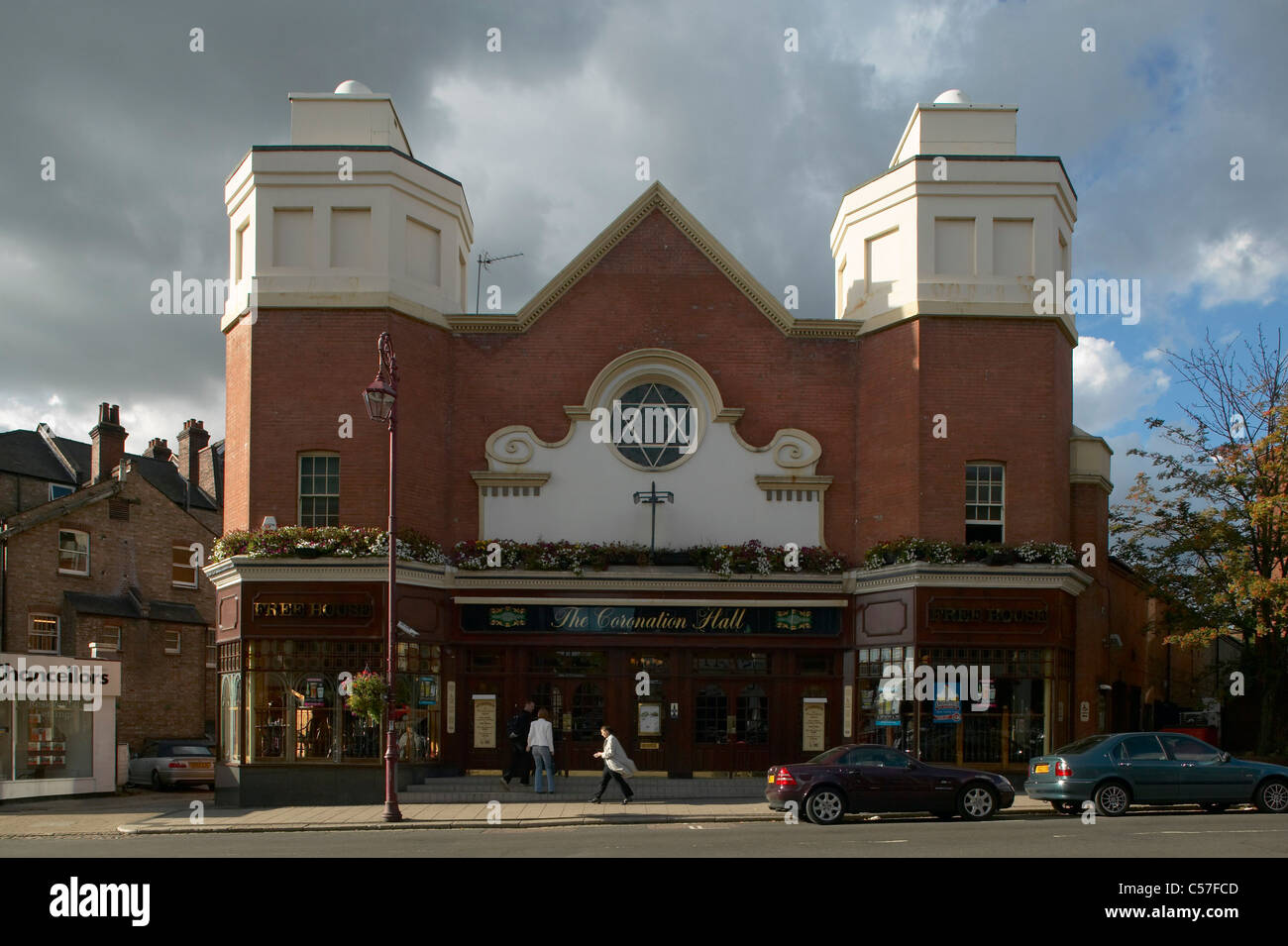 Coronation Hall, Surbition, Surrey. Main elevation. Stock Photo