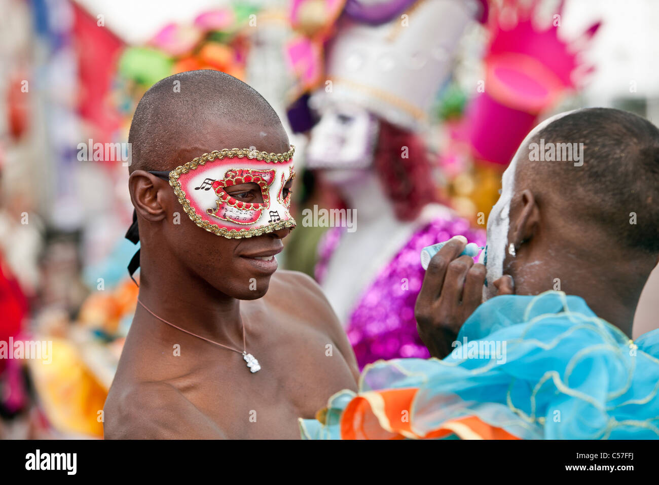 The Netherlands, Rotterdam, Summer Carnival, organised by Antillean and Surinam descendants. Stock Photo