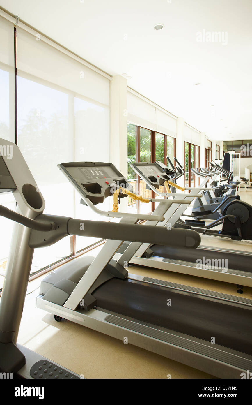 fitness facilities in resort Stock Photo