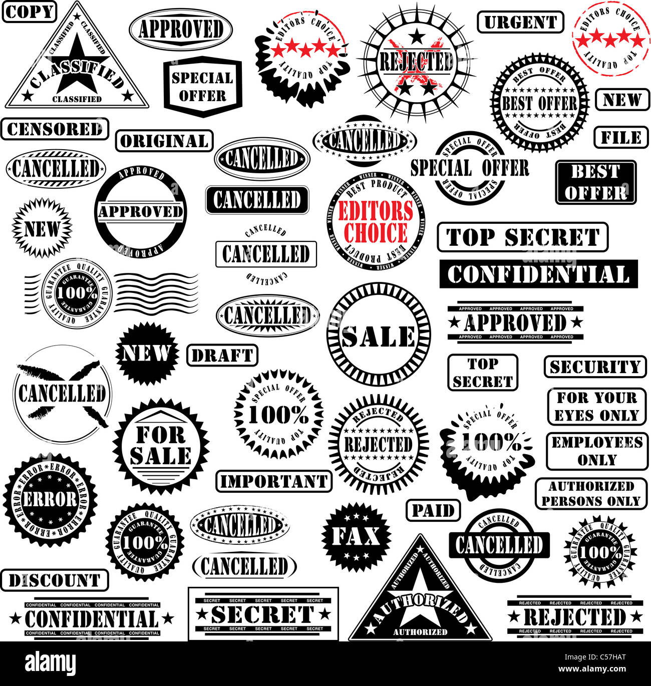 Collection of rubber stamps. See other rubber stamp collections in my