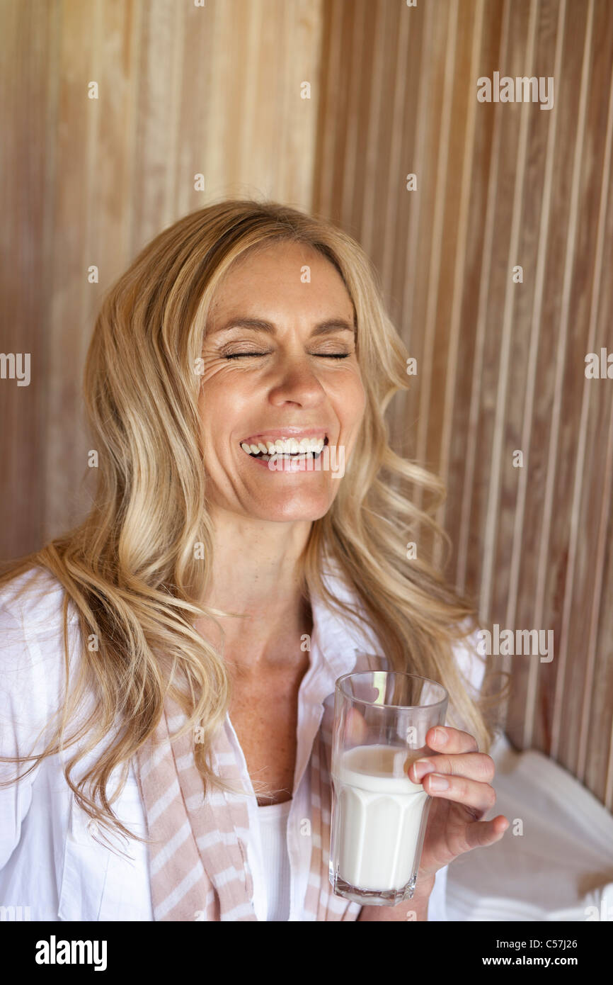 Glass of long life milk hi-res stock photography and images - Alamy