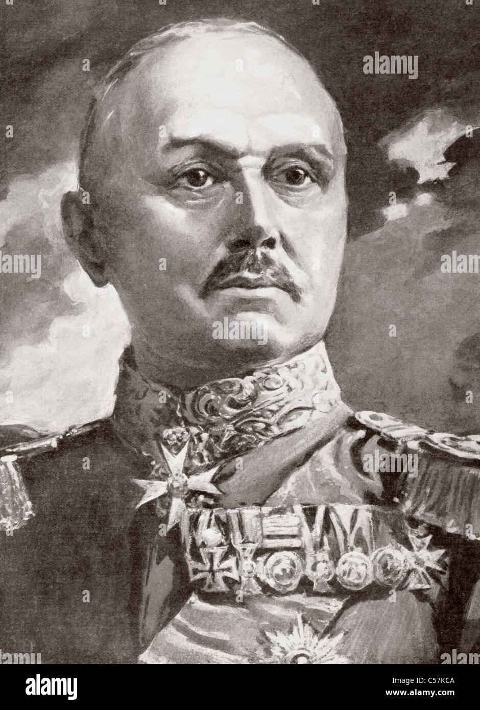 Alexander Heinrich Rudolph von Kluck, 1846 – 1934. German general during World War I. Stock Photo