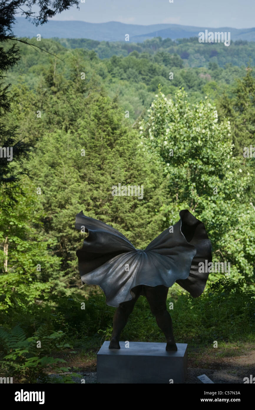 Contemporary sculpture trail at Chesterwood, Stockbridge, Massachusetts, the Berkshires Stock Photo