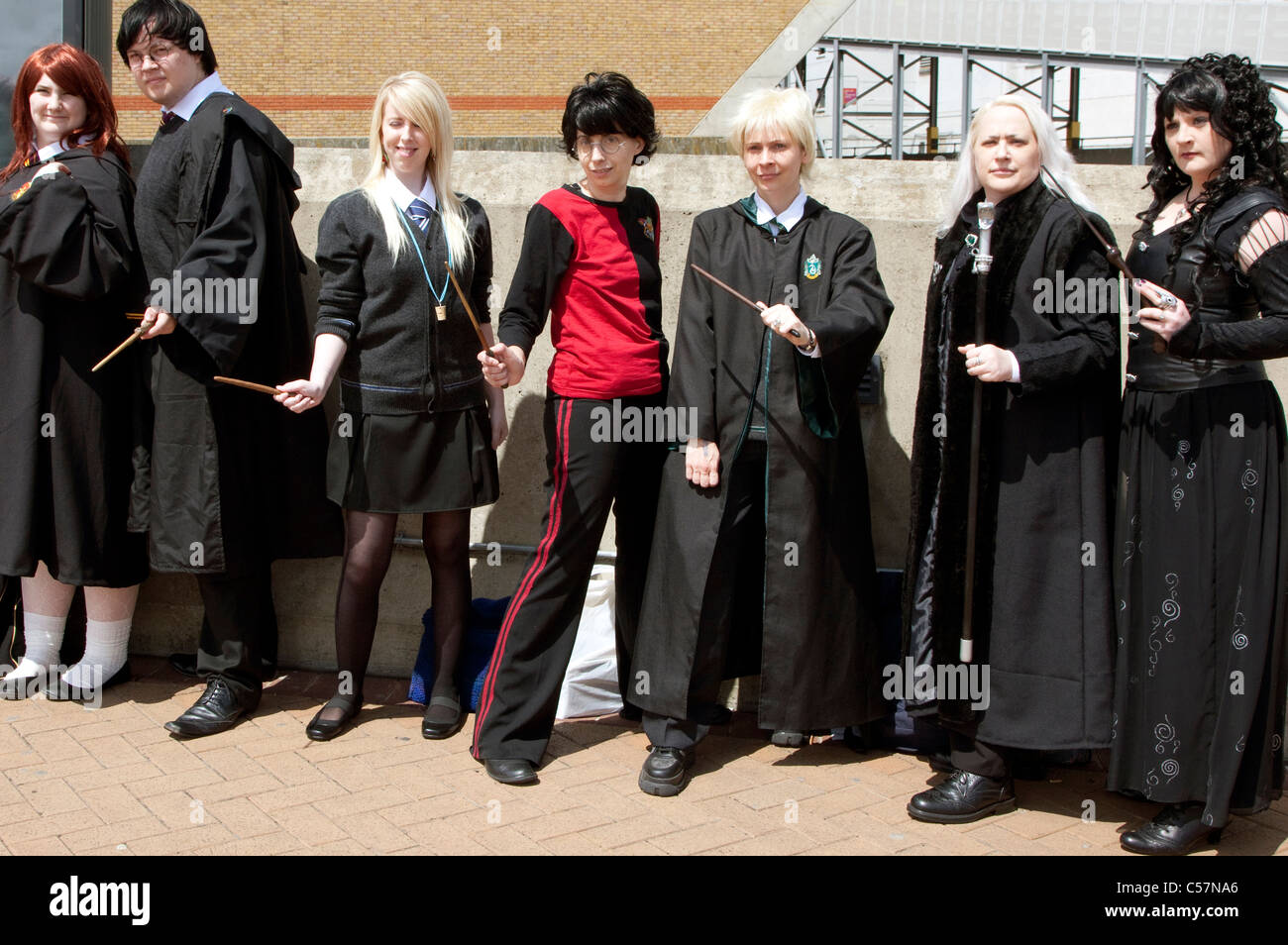 London Film & Comic Con 2011: Harry Potter characters Stock Photo - Alamy