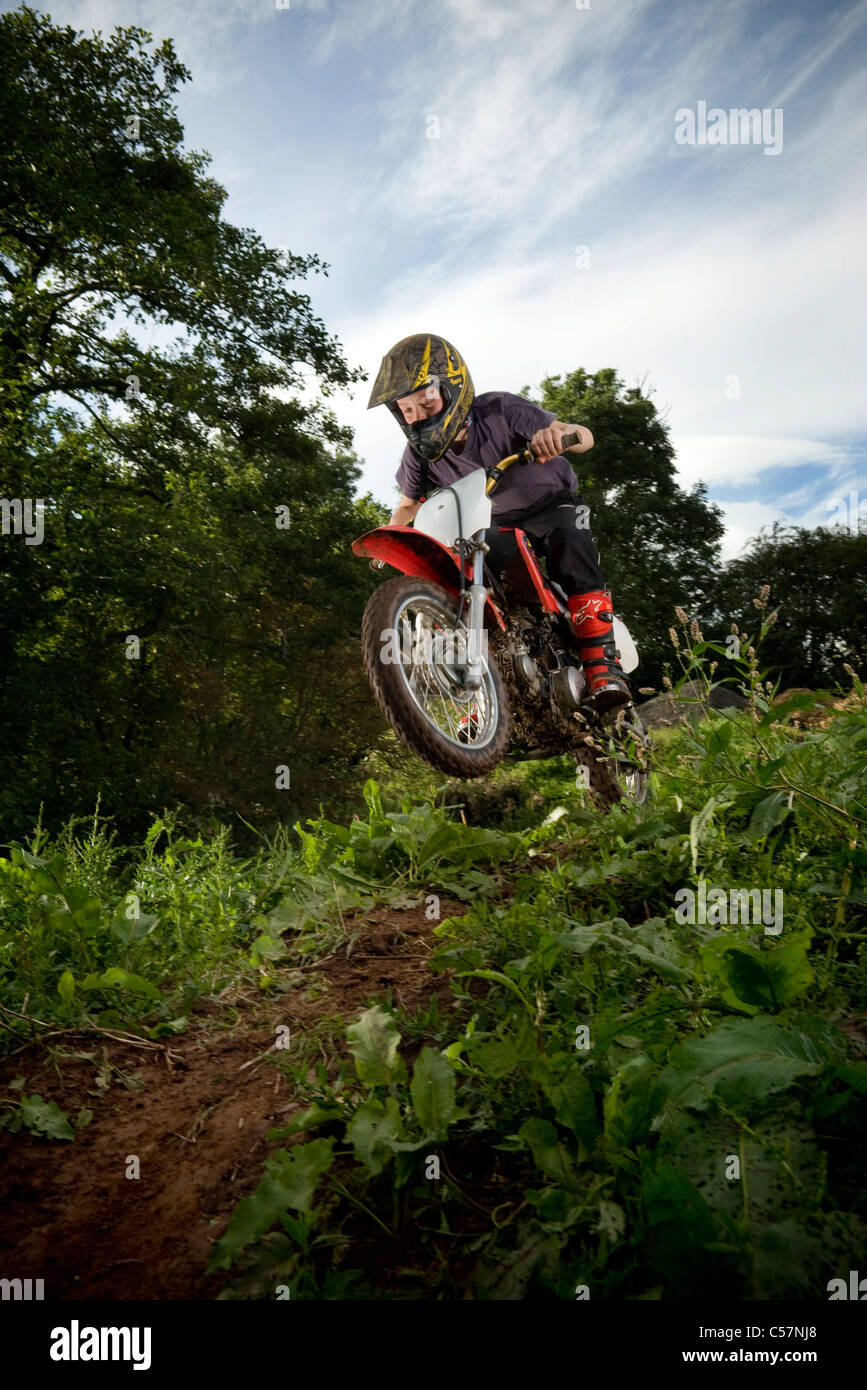 Off road biking Stock Photo