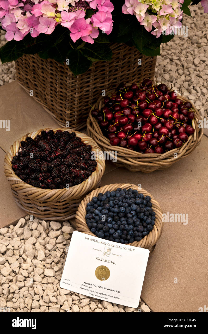 Cherries,Blackberries & Blueberries Stock Photo Alamy