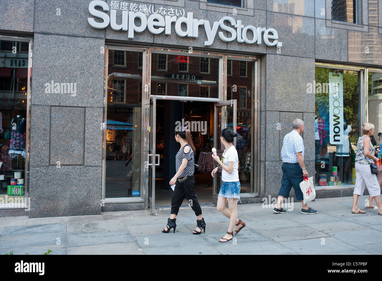 The SuperDry store in the South Street Seaport in Lower Manhattan in New  York Stock Photo - Alamy