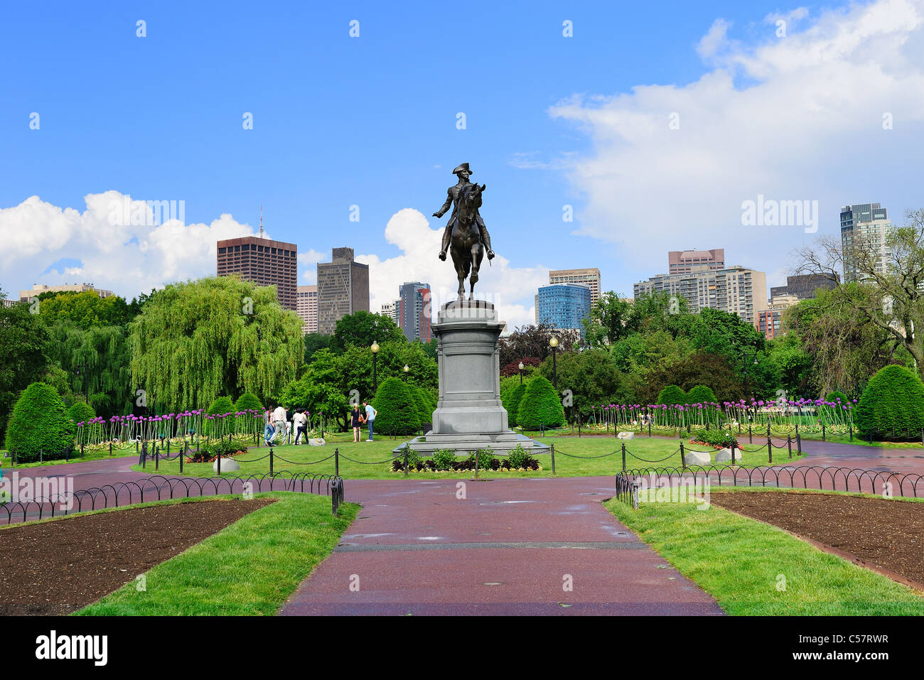 Boston common park statue hires stock photography and images Alamy
