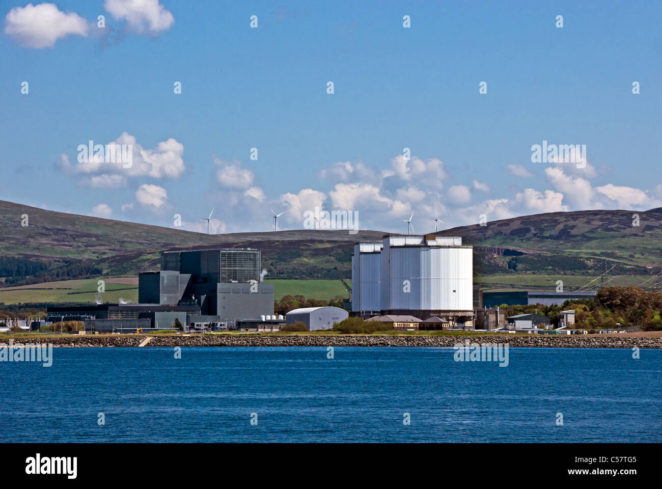 Hunterston nuclear power station at Hunterston Ayrshire Scotland as