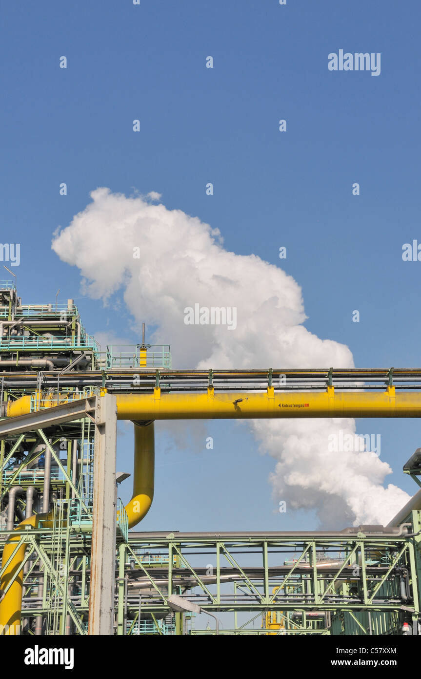 Chemical industry, plant, Germany, Duisburg, iron, Europe, factory, Hamborn, production, industry, industrial plant, industrial Stock Photo