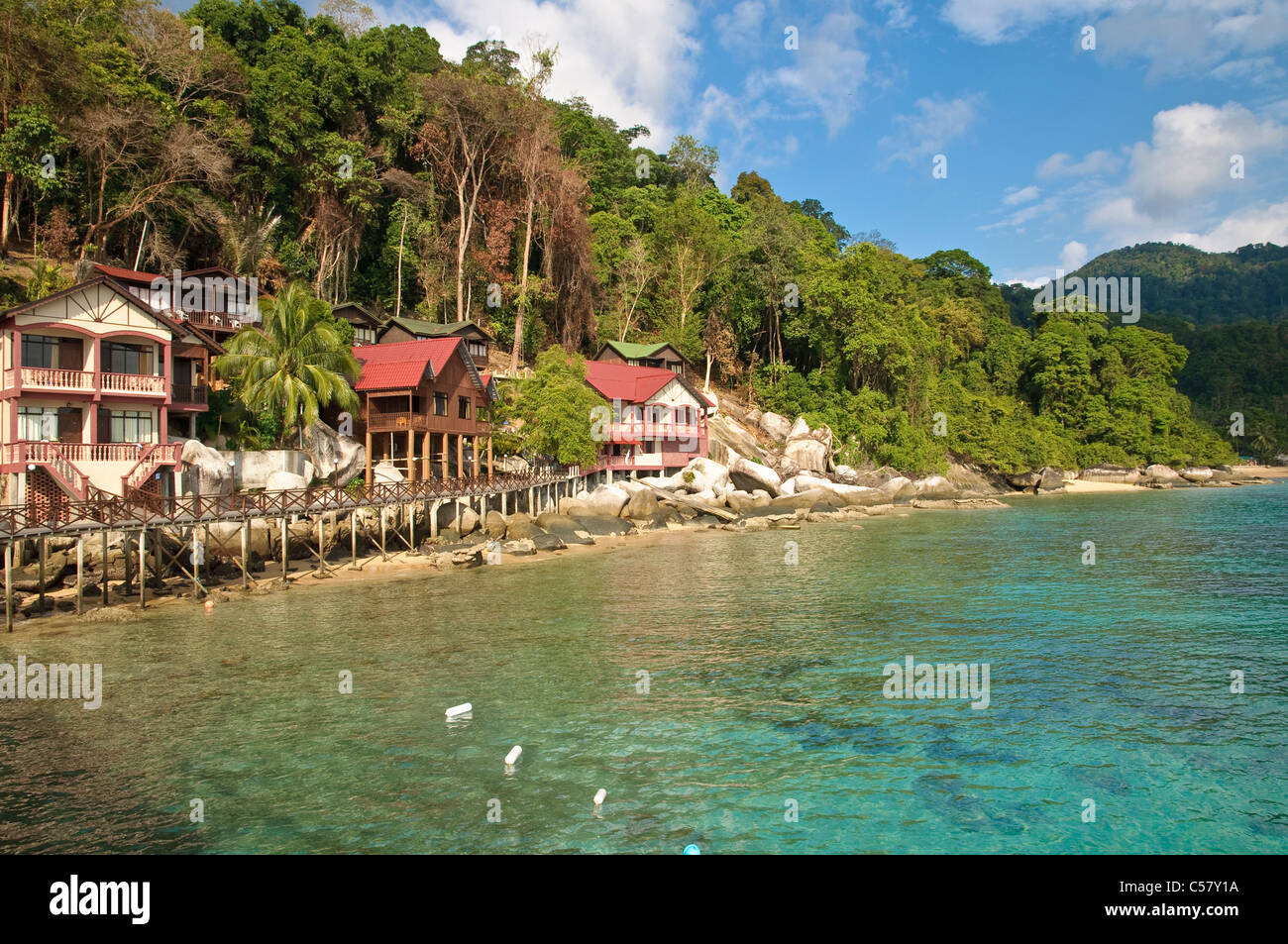 Architecture, Asia, outside, building, mountains, bungalows, holidays ...