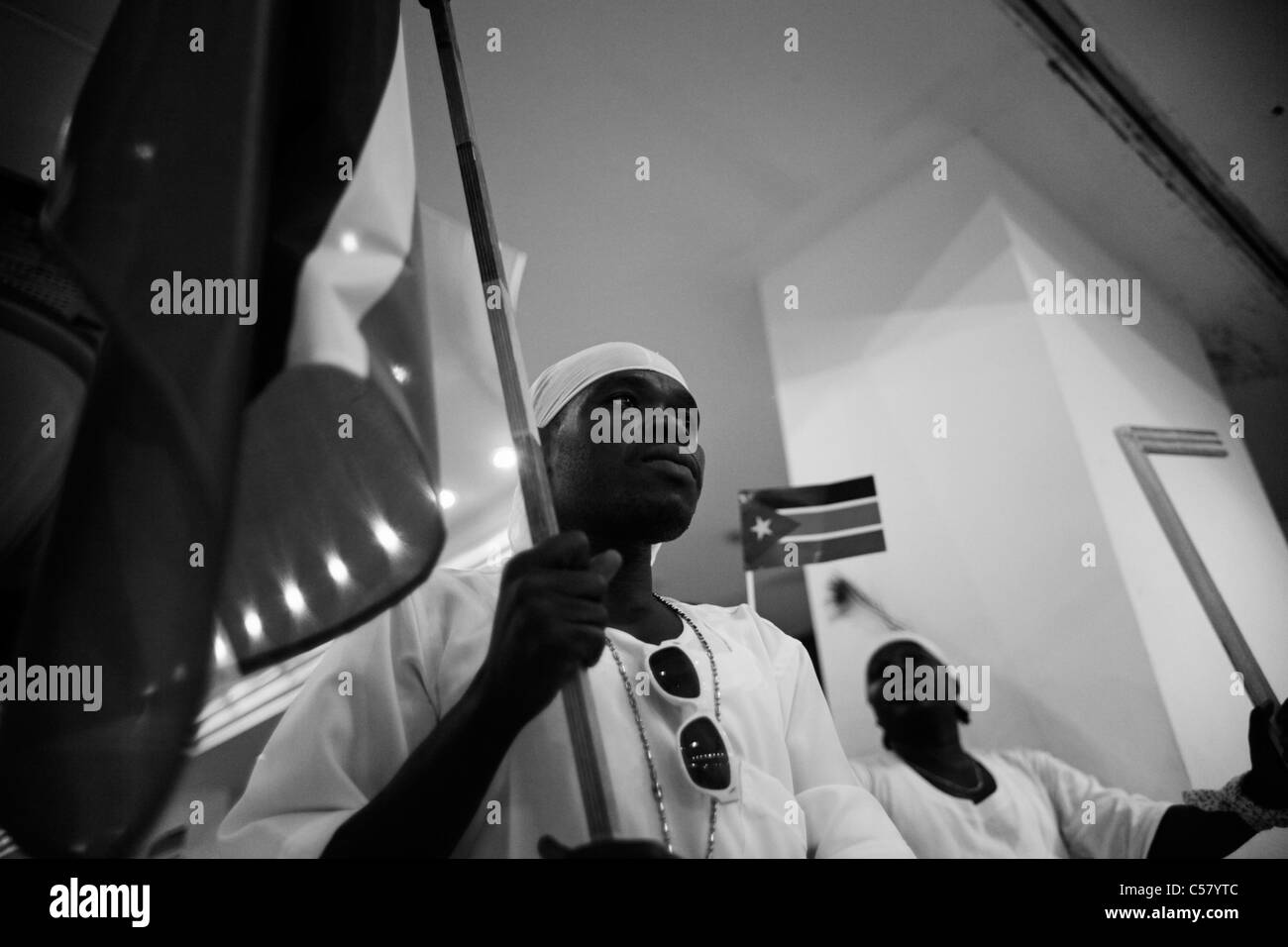 South sudan independence Black and White Stock Photos & Images - Alamy