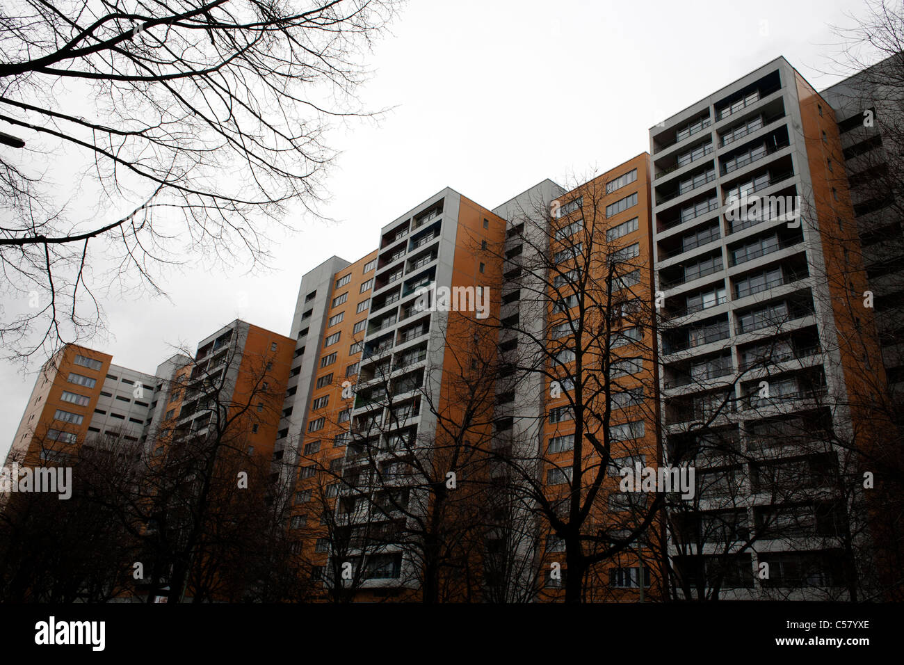 Social housing in Kreuzberg. Berlin, Germany. Stock Photo