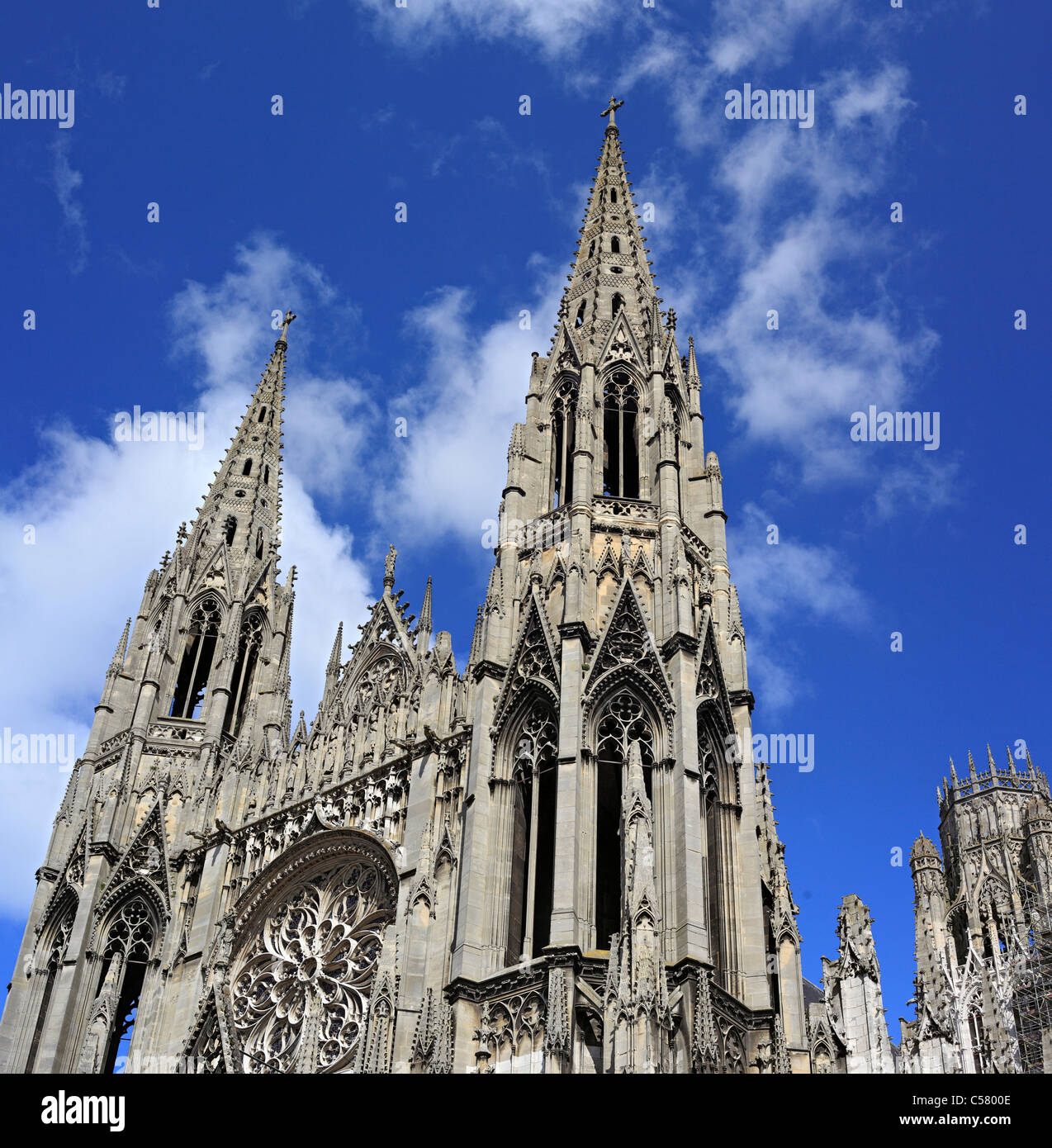 France, French, Europe, European, Western Europe, Architecture, building, City, Rouen, Seine-Maritime department, Upper Normandy Stock Photo