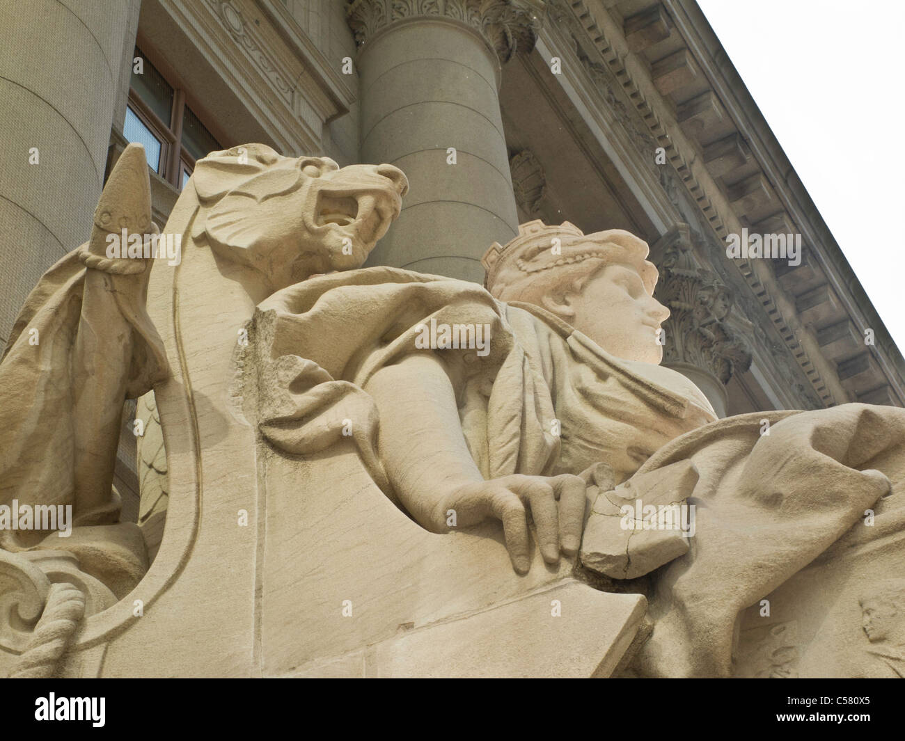 Europe Statue, Four Continents, Alexander Hamilton U.S. Custom House
