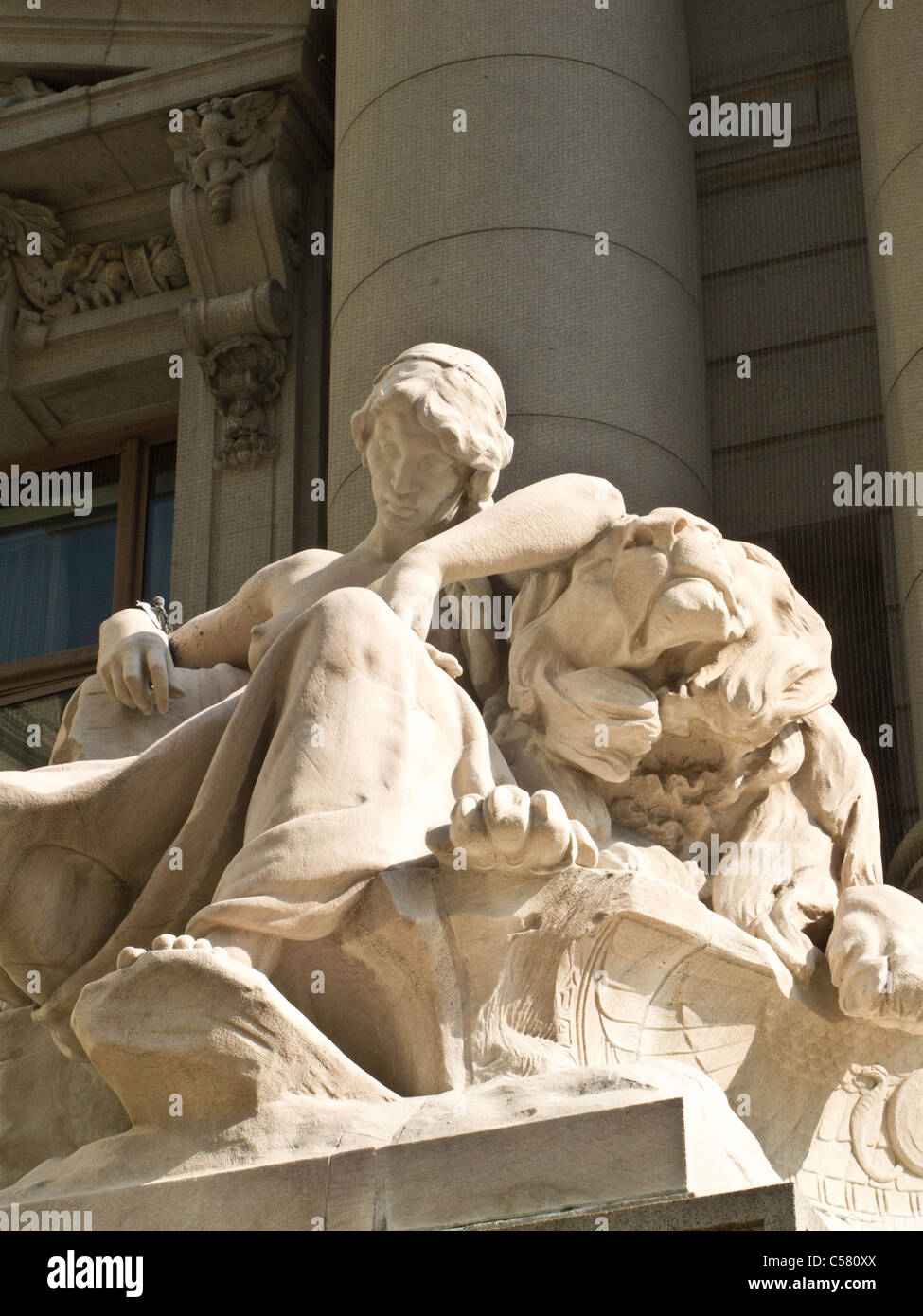 Africa Statue, Four Continents, Alexander Hamilton U.S. Custom House