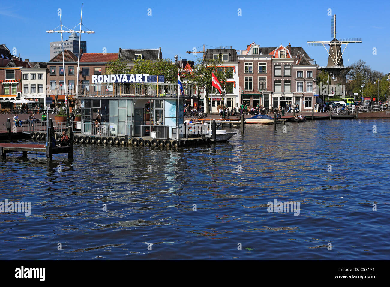 Netherlands, Holland, Europe, European, Western Europe, City, architecture, building, Leyden, Dutch Stock Photo