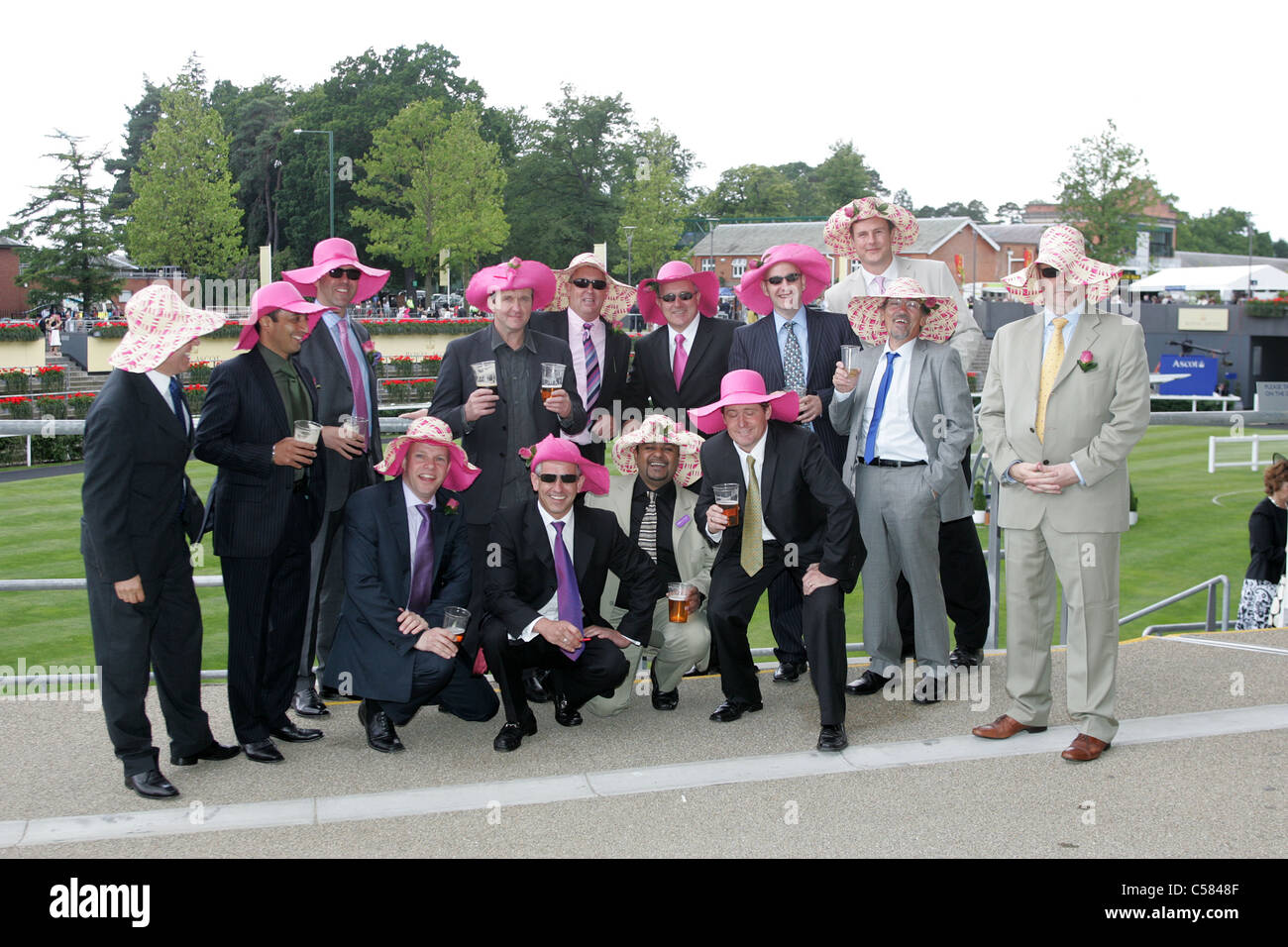 A scene from the Ascot race meeting, Ascot, near London, UK Stock Photo ...