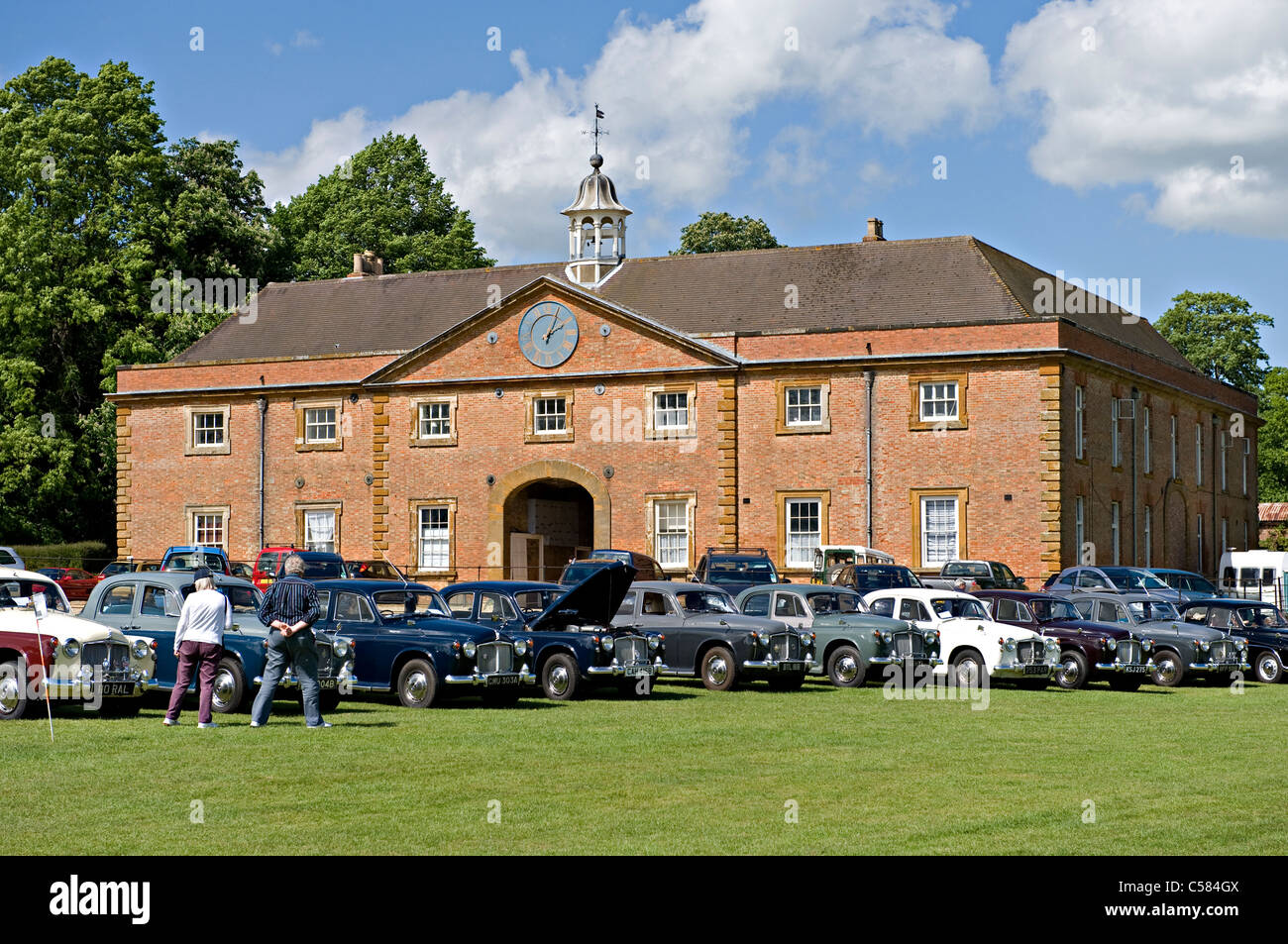 Vintage Rover motor cars at Stanford Hall, Leicestershire, UK Stock Photo Alamy