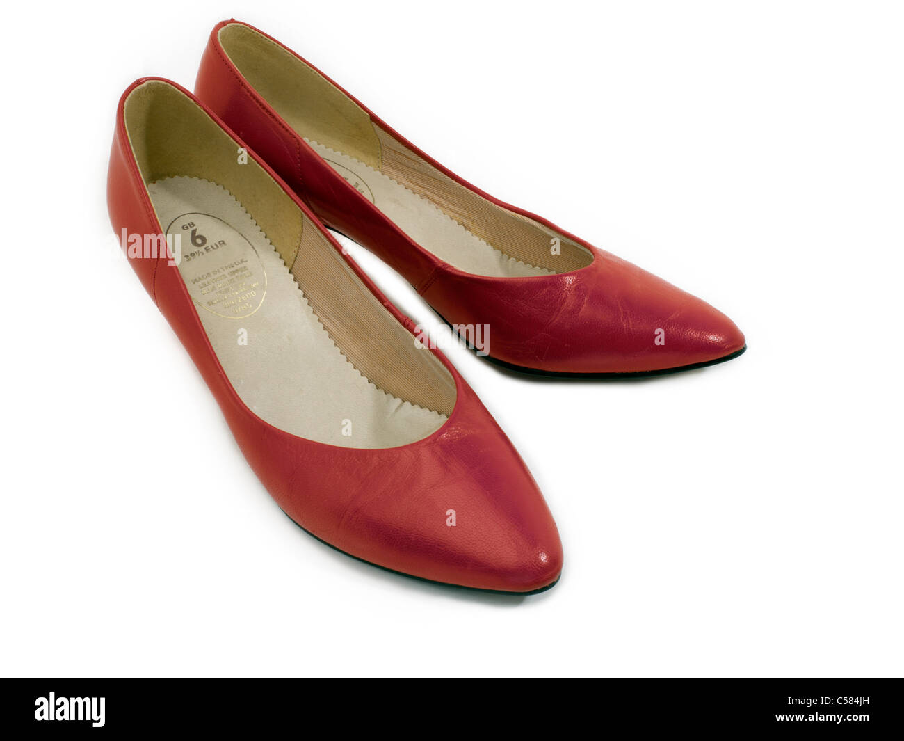 bright pink court shoes