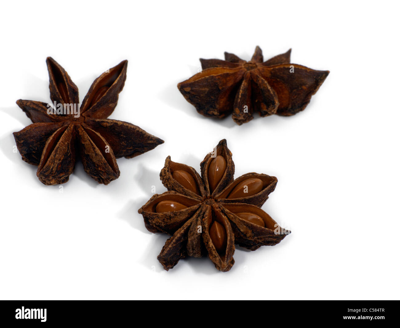 Aniseed Star Anise Stock Photo
