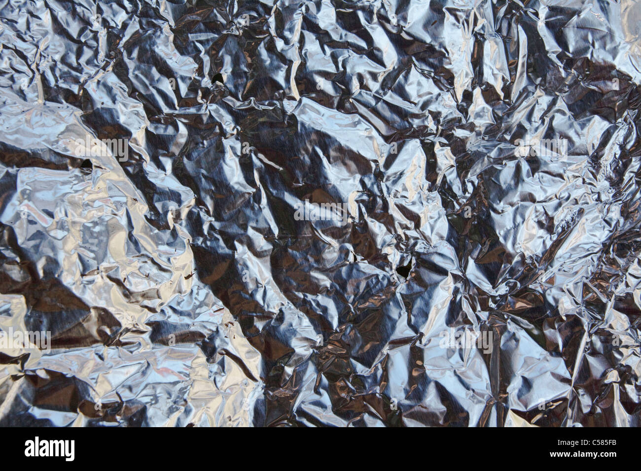 scrap of aluminum foil Stock Photo Alamy