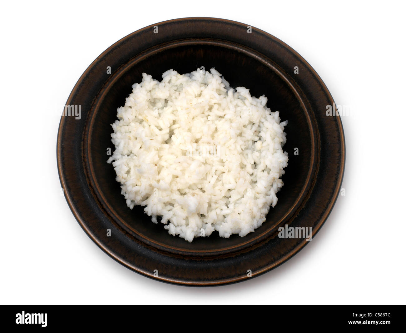 Bowl Of Rice Stock Photo