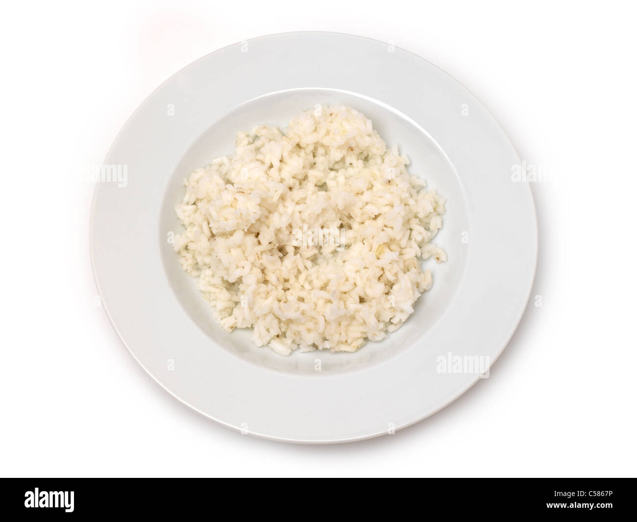 Bowl Of Rice Stock Photo