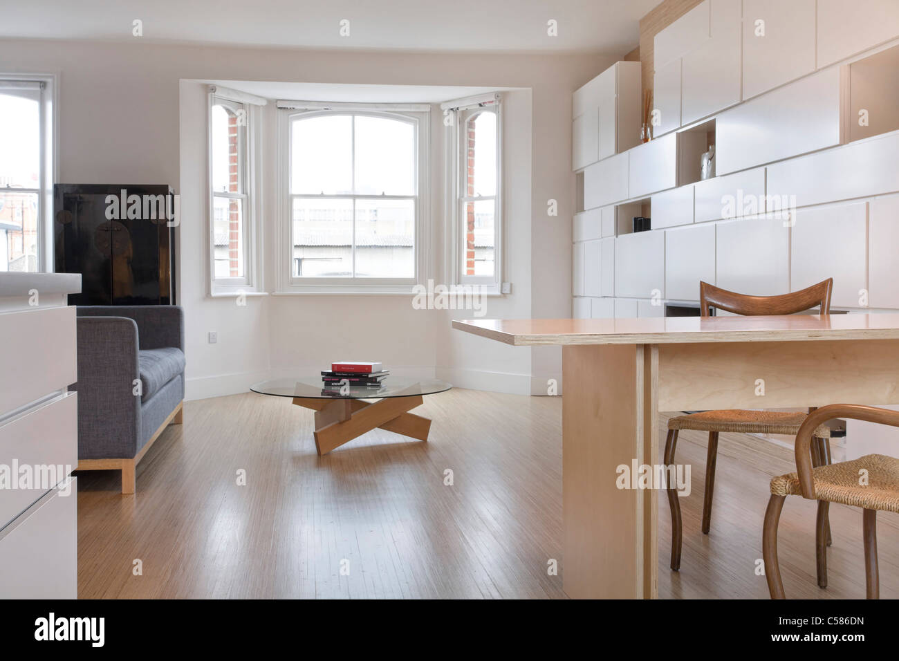 Redesigned apartment, Chelsea Stock Photo Alamy