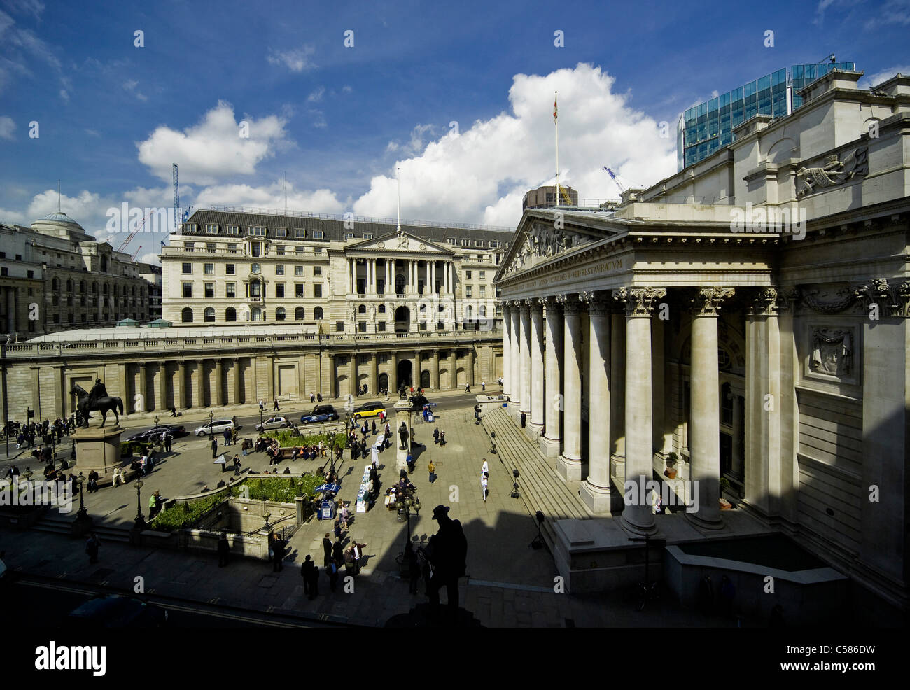 Bank of England, Threadneedle Street, City of London Stock Photo Alamy