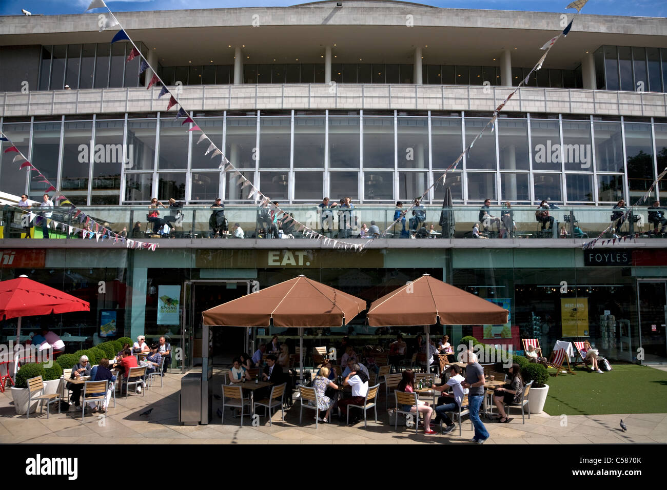 south bank southwark london england Stock Photo - Alamy