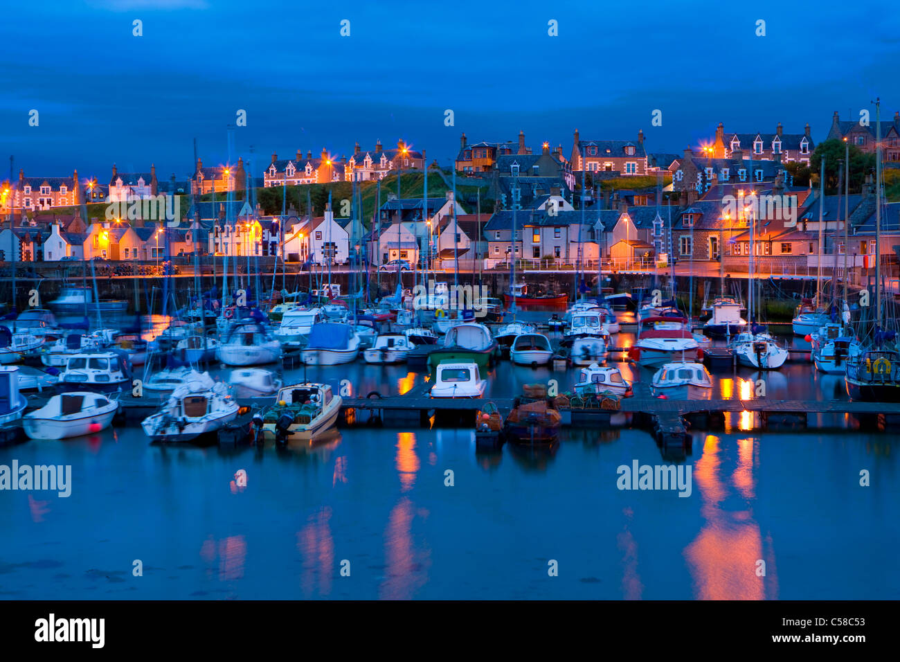 Findochty, Great Britain, Scotland, Europe, sea, harbour, port, ships, sailing ships, fishing