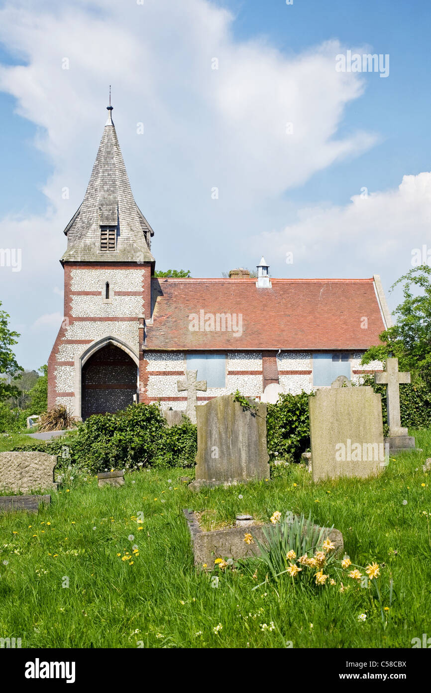 Downs Crematorium, Centre Chapel. Brighton, East Sussex, England, UK Stock Photo