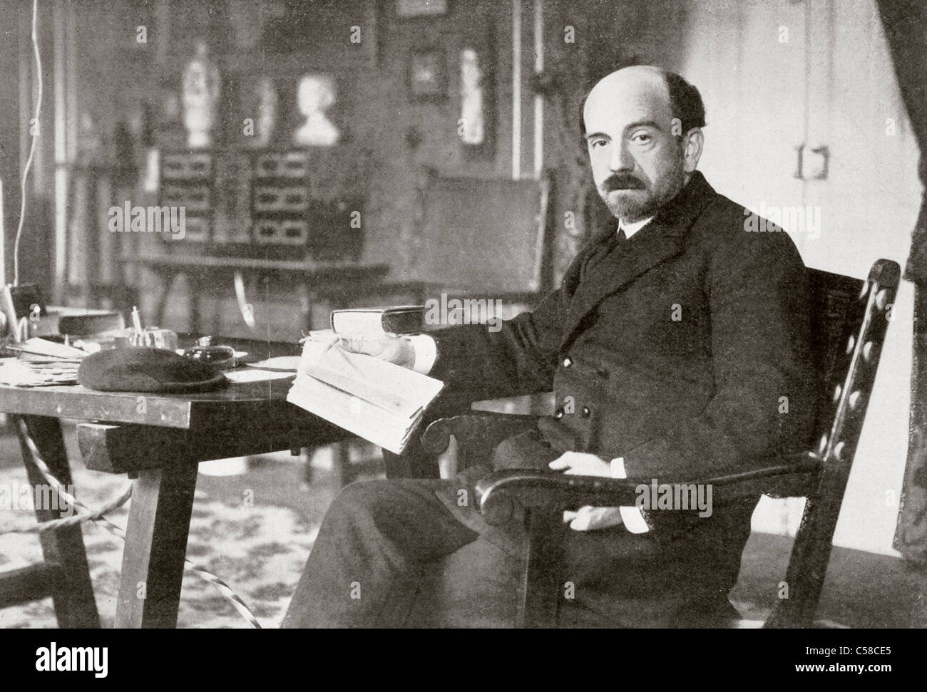 Pío Baroja y Nessi, 1872 – 1956. Spanish Basque writer, a key novelists of the Generation of '98. Stock Photo