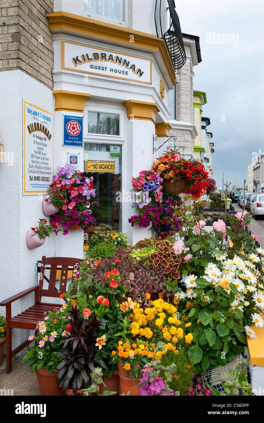 guest house, great yarmouth, norfolk, england Stock Photo Alamy