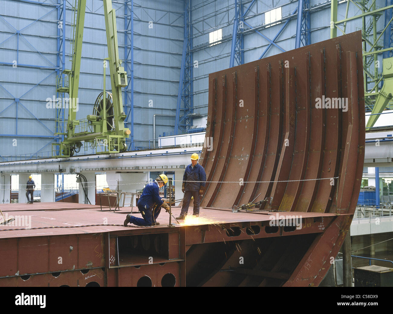 adult, construction, economy, europe, european, factories, factory, german, germany, industrial