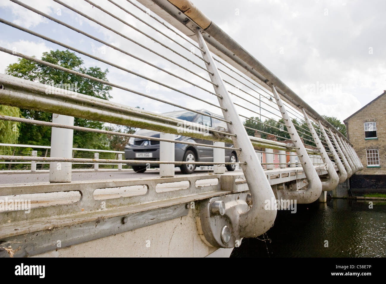 Ballingdon Bridge over the River Stour, Sudbury, Suffolk, England Stock Photo