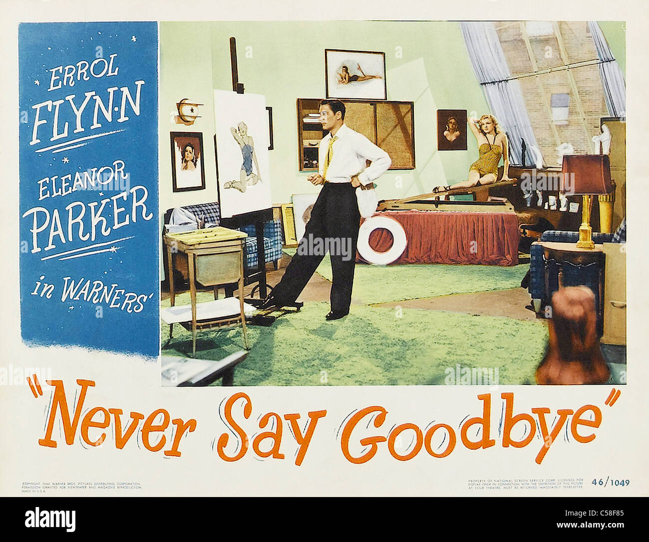 NEVER SAY GOODBYE (1946) ERROL FLYNN JAMES V KERN (DIR) 001 MOVIESTORE COLLECTION LTD Stock Photo
